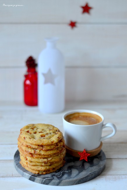 Cookies aux éclats de Salidou (caramel au beurre salé) ... ou Butterscotch cookies !