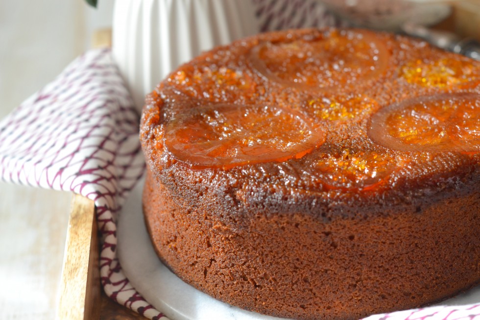 Gâteau moelleux à l'orange & à la fleur d'oranger.