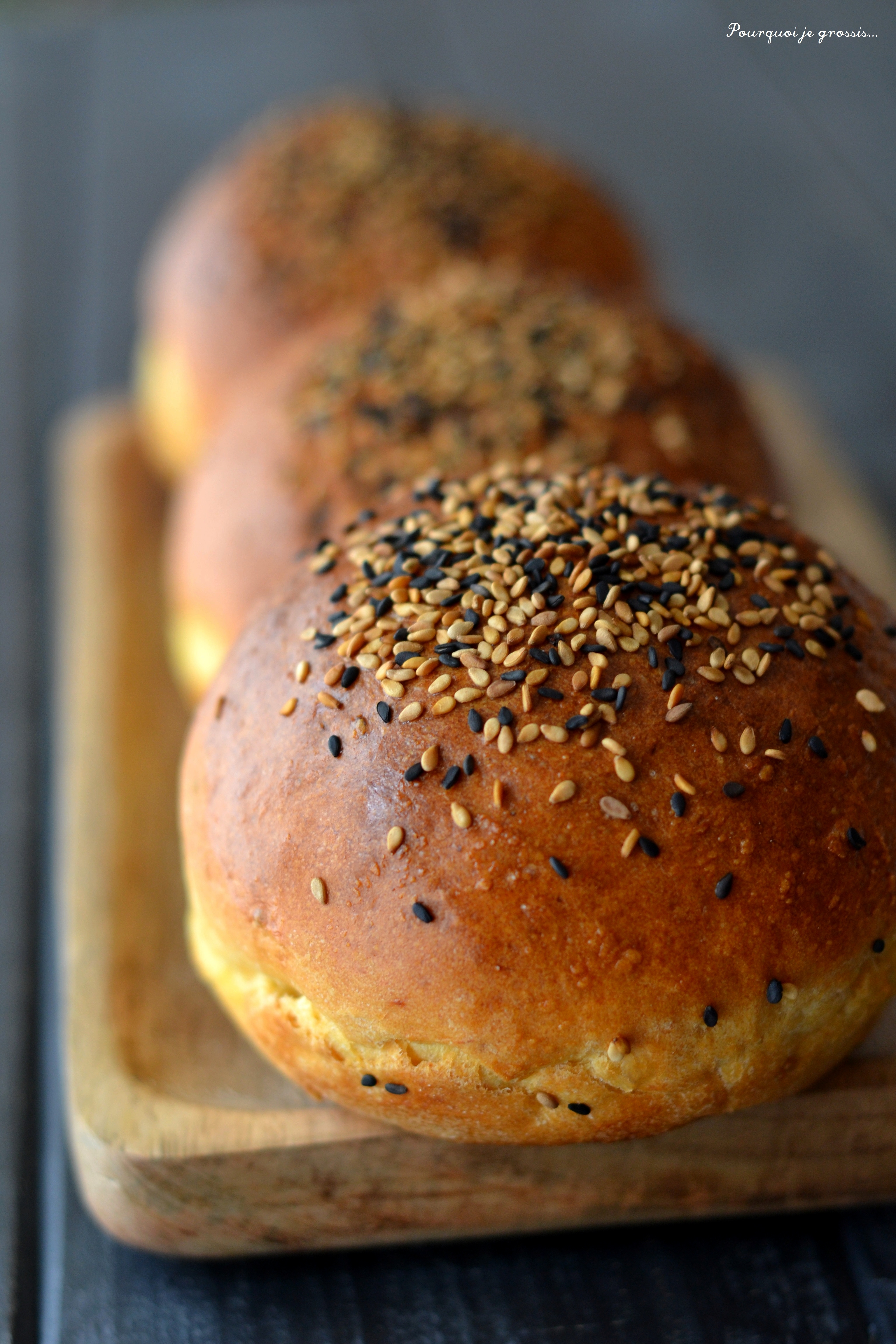 Potato burger buns ou pains briochés ... à la pomme de terre !